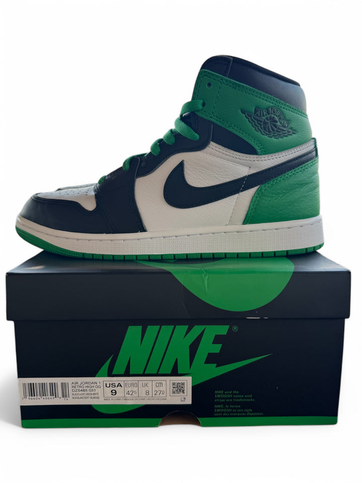 Jordan 1 Retro High OG Lucky Green Size 9 Man, Used like New
