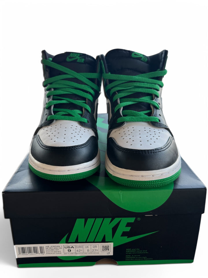 Jordan 1 Retro High OG Lucky Green Size 9 Man, Used like New
