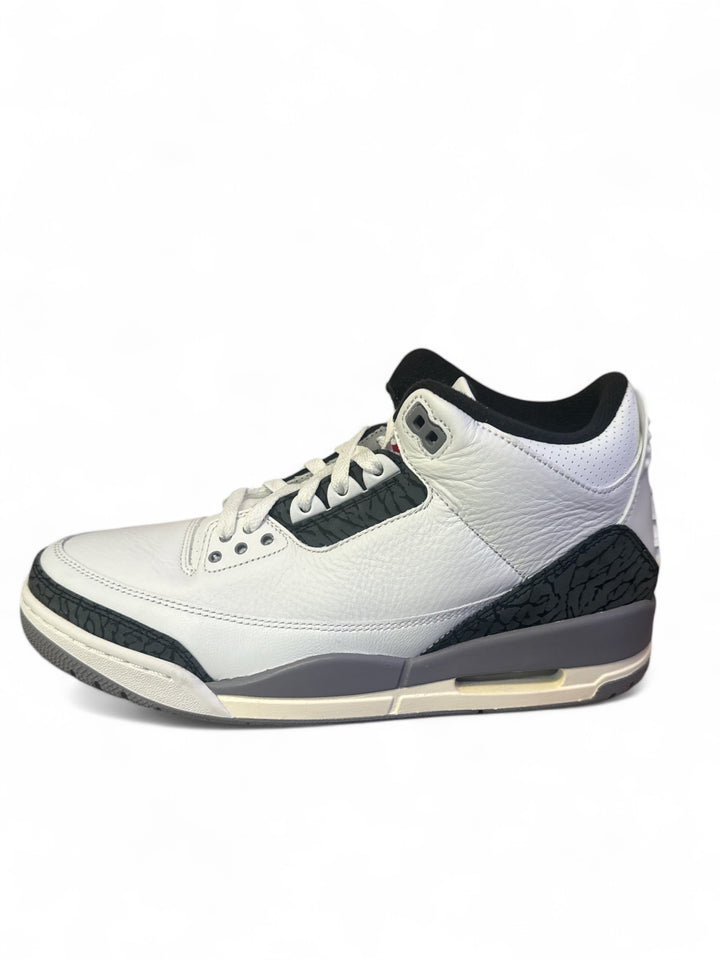 Jordan 3 Retro Cement Grey Size 9M 10.5W( BOX NO LID)